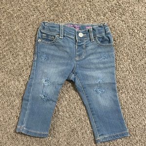 Baby distressed jeans size 6-9m